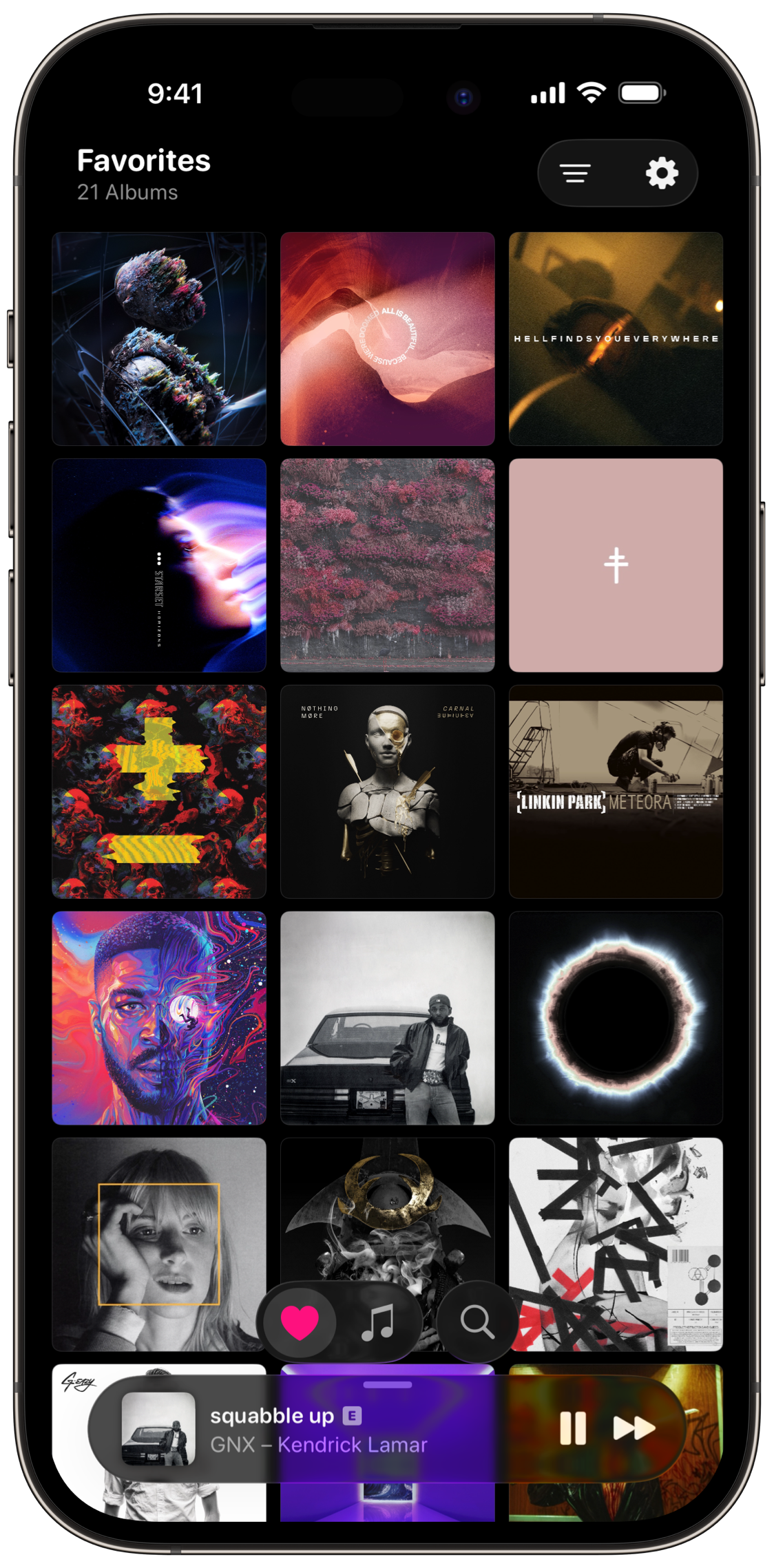 Albums App Interface
