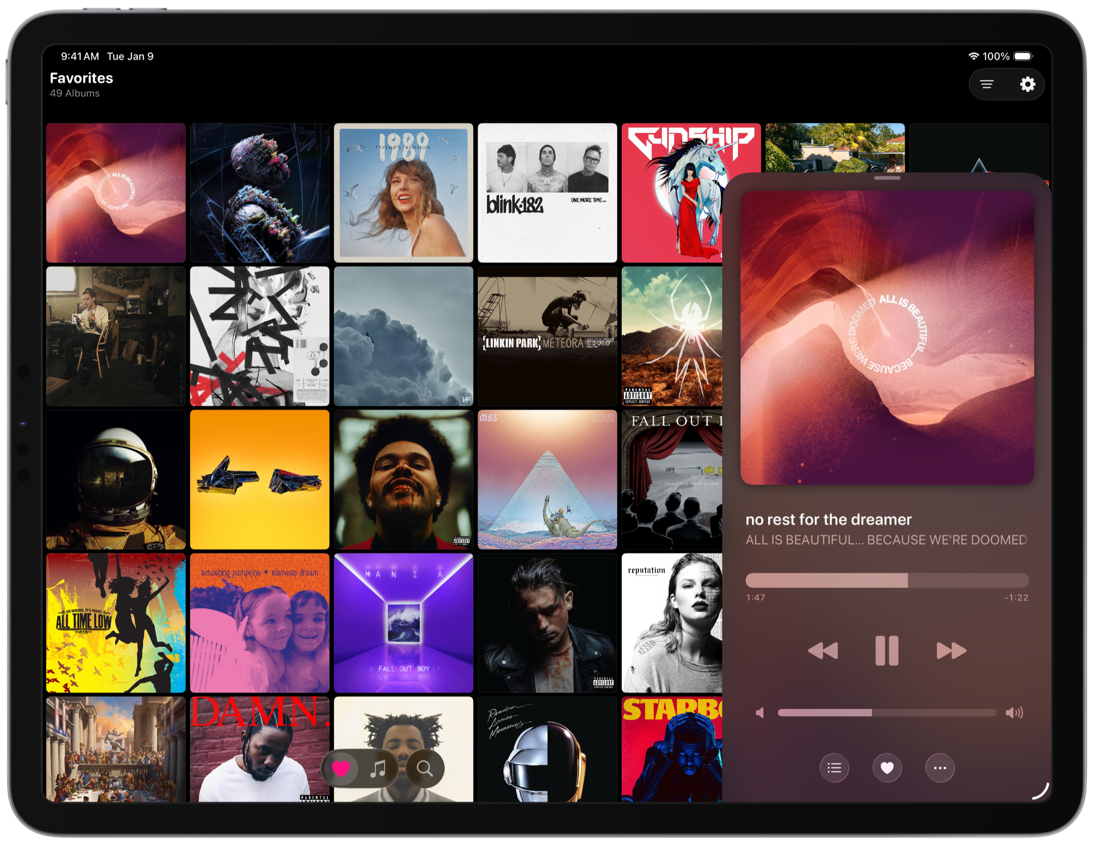 Albums on iPad